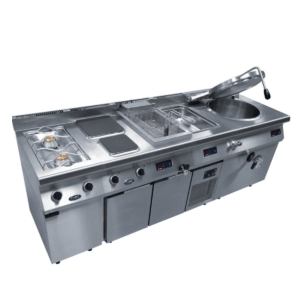 01 ligne chaude cuisinière ligne de cuisson piano capic