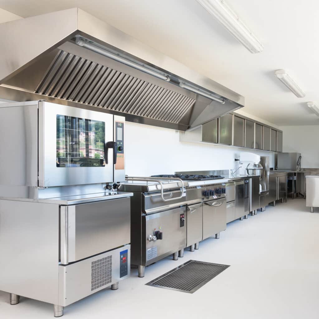 interior, professional kitchen